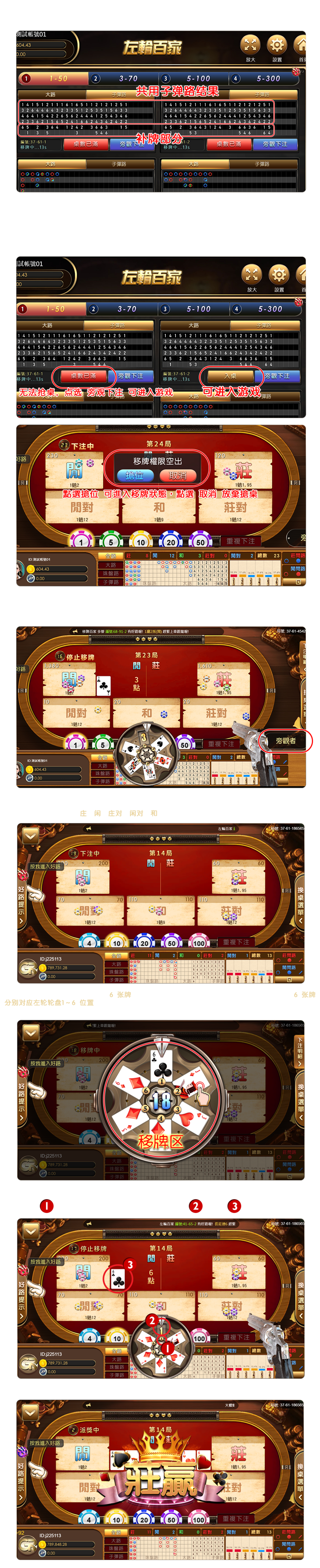 左轮百家說明(GR 棋牌)